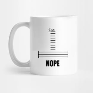 Music Nope Mug